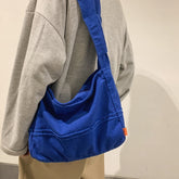 Ins Fashion Color-block Shoulder Bag For Girls In Hong Kong